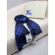 Fake Burberry Check Wool Scarf/Blanket with Equestrian Label 30 x 180 Blue Replica Top AAAAA Replica Burberry Check Wool Scarf/Blanket with Equestrian Label 30 x 180 Blue Clone Cheap