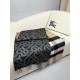 Top AAAAA Replica Burberry Reversible TB Cashmere/Wool Check Scarf, 30 x 180 cm, Black/Brown Clone Cheap