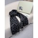 Top AAAAA Replica Burberry Reversible TB Cashmere/Wool Check Scarf, 30 x 180 cm, Black/Brown Clone Cheap