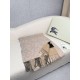 Top AAAAA Replica Burberry Reversible TB Cashmere/Wool Check Scarf, 30 x 180 cm, Beige/Brown Clone Cheap