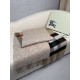 Top AAAAA Replica Burberry Reversible TB Cashmere/Wool Check Scarf, 30 x 180 cm, Beige/Brown Clone Cheap