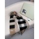 Top AAAAA Replica Burberry Reversible TB Cashmere/Wool Check Scarf, 30 x 180 cm, Beige/Brown Clone Cheap