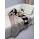 Top AAAAA Replica Burberry Reversible TB Cashmere/Wool Check Scarf, 30 x 180 cm, Beige/Brown Clone Cheap