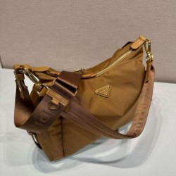 Fake Prada Explore Large Re-Nylon Shoulder Bag 1BC264, Brown Replica Top AAAAA Replica Prada Explore Large Re-Nylon Shoulder Bag 1BC264, Brown Clone Cheap