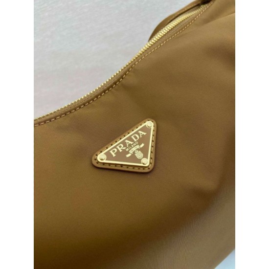 Top AAAAA Replica Prada Explore Large Re-Nylon Shoulder Bag 1BC264, Brown Clone Cheap