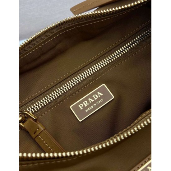 Top AAAAA Replica Prada Explore Large Re-Nylon Shoulder Bag 1BC264, Brown Clone Cheap