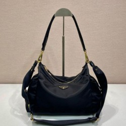 Top AAAAA Replica Prada Explore Large Re-Nylon Shoulder Bag 1BC264, Black Clone Cheap