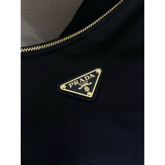 Top AAAAA Replica Prada Explore Large Re-Nylon Shoulder Bag 1BC264, Black Clone Cheap