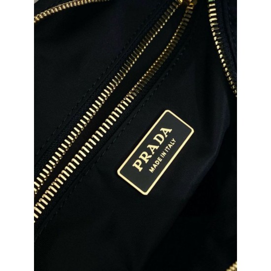 Top AAAAA Replica Prada Explore Large Re-Nylon Shoulder Bag 1BC264, Black Clone Cheap