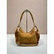 Top AAAAA Replica Prada Explore Large Suede Shoulder Bag 1BC264, Brown Clone Cheap