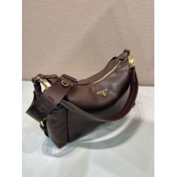 Top AAAAA Replica Prada Explore Large Nappa Shoulder Bag 1BC264, Coffee Clone Cheap