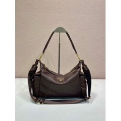 Top AAAAA Replica Prada Explore Large Nappa Shoulder Bag 1BC264, Coffee Clone Cheap