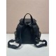 Top AAAAA Replica Prada Medium Re-Nylon Backpack with Belt Bag 1BZ811 Black Clone Cheap