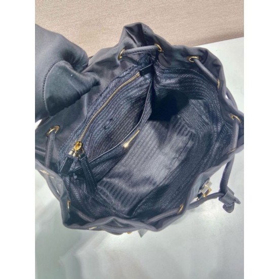 Top AAAAA Replica Prada Medium Re-Nylon Backpack with Belt Bag 1BZ811 Black Clone Cheap