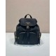 Top AAAAA Replica Prada Medium Re-Nylon Backpack with Belt Bag 1BZ811 Black Clone Cheap