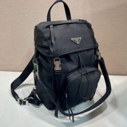 Fake Prada Re-Nylon Backpack 1BZ039 Black Replica Top AAAAA Replica Prada Re-Nylon Backpack 1BZ039 Black Clone Cheap