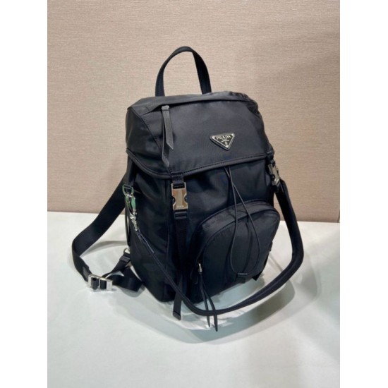 Top AAAAA Replica Prada Re-Nylon Backpack 1BZ039 Black Clone Cheap