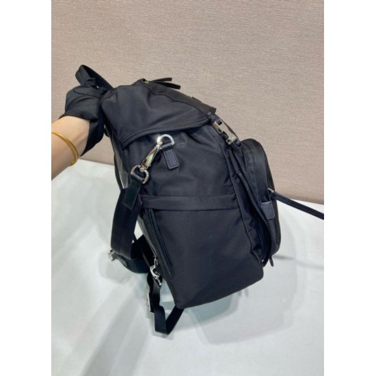 Top AAAAA Replica Prada Re-Nylon Backpack 1BZ039 Black Clone Cheap