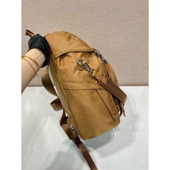 Top AAAAA Replica Prada Re-Nylon Backpack 1BZ039 Brown Clone Cheap