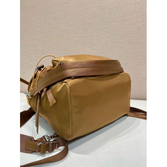 Top AAAAA Replica Prada Re-Nylon Backpack 1BZ039 Brown Clone Cheap