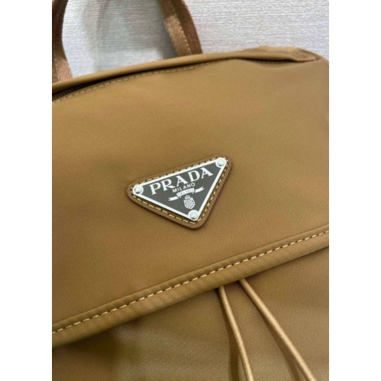 Top AAAAA Replica Prada Re-Nylon Backpack 1BZ039 Brown Clone Cheap