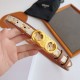 Top AAAAA Replica Celine Triomphe Medium Belt 25mm with Gold-Finish Buckle Clone Cheap
