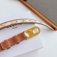 Top AAAAA Replica Celine Triomphe Medium Belt 25mm with Gold-Finish Buckle Clone Cheap