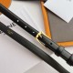 Top AAAAA Replica Celine Elegant Charm Belt 18mm Black with Gold-Finish Clone Cheap