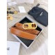Top AAAAA Replica Celine Triomphe Medium Belt 25mm Brown with Taurean Leather Clone Cheap