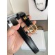 Top AAAAA Replica Celine Vivienne Medium Belt 25mm Natural Calfskin Black Clone Cheap