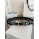 Top AAAAA Replica Celine Vivienne Medium Belt 25mm Natural Calfskin Black Clone Cheap