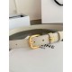 Top AAAAA Replica Celine Vivienne Medium Belt 25mm White Natural Calfskin Clone Cheap