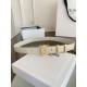 Top AAAAA Replica Celine Vivienne Medium Belt 25mm White Natural Calfskin Clone Cheap