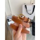 Top AAAAA Replica Celine Vivienne Medium Belt 25mm Brown Natural Calfskin Clone Cheap