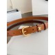 Top AAAAA Replica Celine Vivienne Medium Belt 25mm Brown Natural Calfskin Clone Cheap
