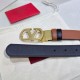 Top AAAAA Replica Valentino Garavani Reversible Belt with VLogo 30mm Brown/Black Clone Cheap