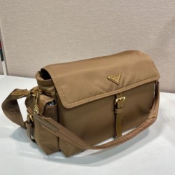 Fake Prada Explore Large Nappa Leather Flap Bag 1BD391 Brown Replica Top AAAAA Replica Prada Explore Large Nappa Leather Flap Bag 1BD391 Brown Clone Cheap