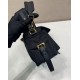 Top AAAAA Replica Prada Explore Re-Nylon Medium Flap Bag 1BD394 Black Clone Cheap