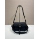 Top AAAAA Replica Prada Explore Re-Nylon Medium Flap Bag 1BD394 Black Clone Cheap