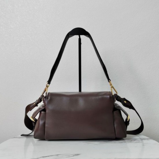 Top AAAAA Replica Prada Explore Medium Flap Bag 1BD394 Burgundy Clone Cheap
