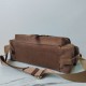 Top AAAAA Replica Prada Explore Medium Suede Flap Crossbody Bag Brown Clone Cheap