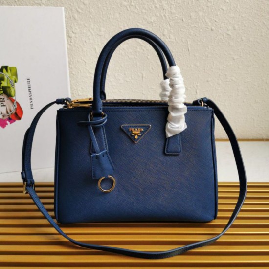 Top AAAAA Replica Prada Galleria Saffiano Small/Medium/Large Handbag Blue Clone Cheap