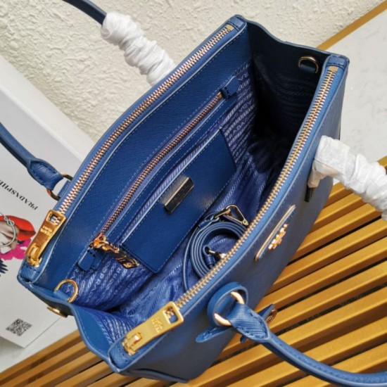 Top AAAAA Replica Prada Galleria Saffiano Small/Medium/Large Handbag Blue Clone Cheap