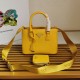 Top AAAAA Replica Prada Galleria Saffiano Small/Medium/Large Handbag Yellow Clone Cheap