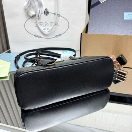Top AAAAA Replica Prada Galleria Saffiano Medium Tote Bag 1BA457 Black Clone Cheap