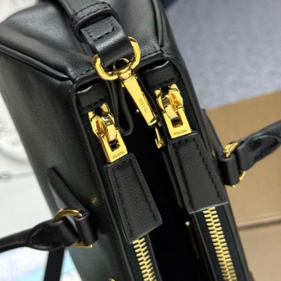 Top AAAAA Replica Prada Galleria Saffiano Medium Tote Bag 1BA457 Black Clone Cheap