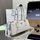 Top AAAAA Replica Prada Galleria Saffiano Medium Tote Bag 1BA457 White Clone Cheap