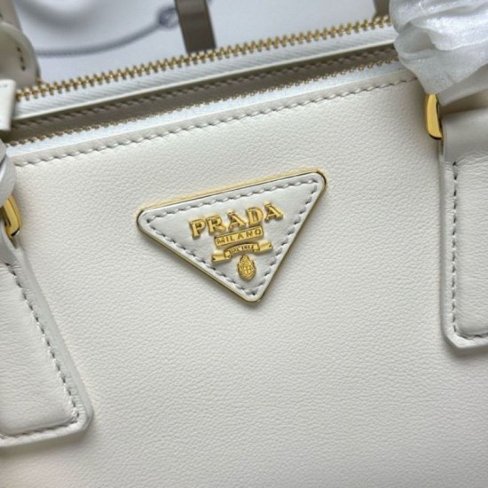 Top AAAAA Replica Prada Galleria Saffiano Medium Tote Bag 1BA457 White Clone Cheap