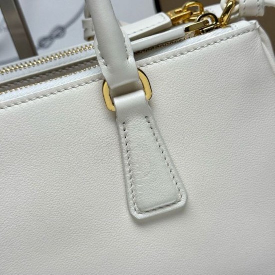 Top AAAAA Replica Prada Galleria Saffiano Medium Tote Bag 1BA457 White Clone Cheap