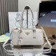 Top AAAAA Replica Prada Galleria Saffiano Medium Tote Bag 1BA457 White Clone Cheap